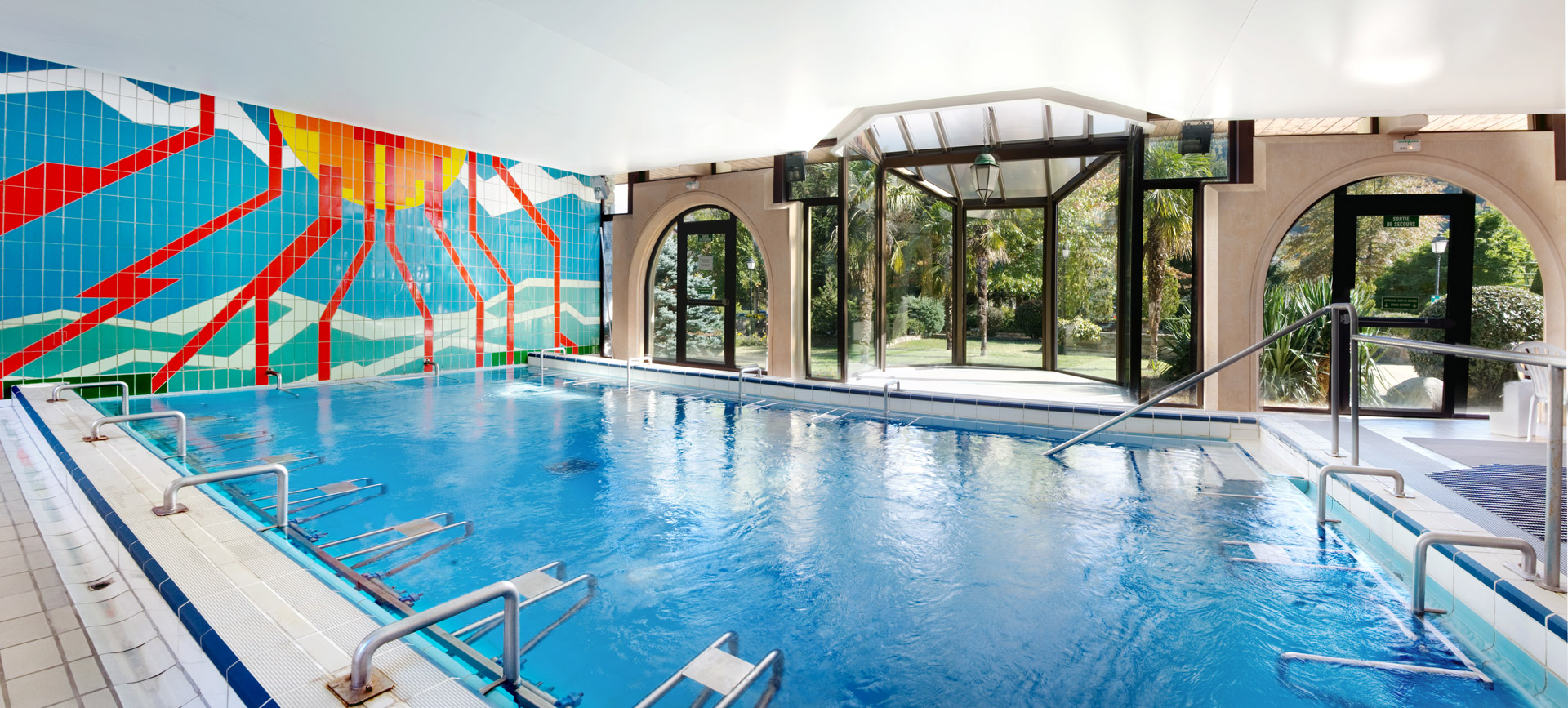 Piscine panoramique - Thermes Saint Lary Soulan